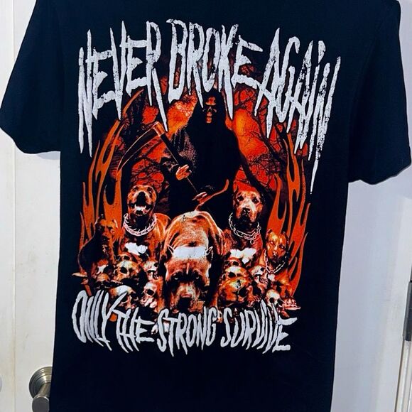 Youngboy NBA OFFICIAL Tee. 3D raised print. Sz medium. 100% cotton. Sold out! - Picture 1 of 3